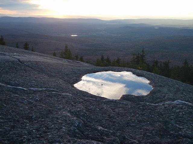 Near summit of Mount Cardigan, NH